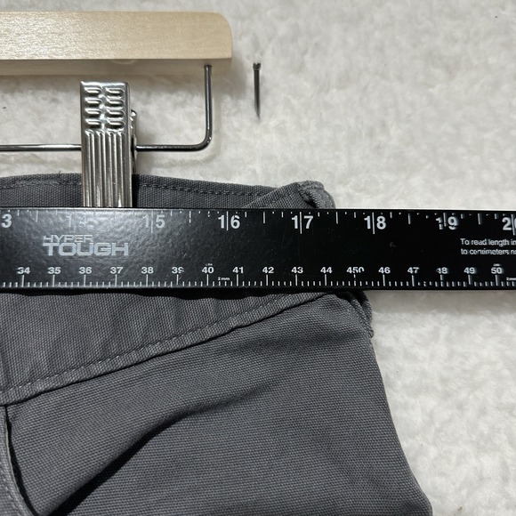 Carhartt Rugged Flex Relaxed Fit Canvas 5-Pocket Work Pant BN2517-M Gray Size 36 - Picture 14 of 16